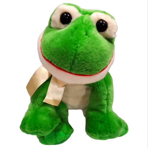 Shining Stars 2006 Collectible Plush Stuffed Animal Frog Russ Bernie Inc. - Picture 1 of 13